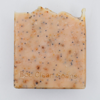 Lemon & Poppy Seed Soap Bar by Bee Clean